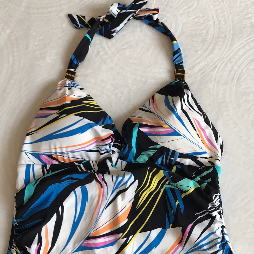 Ann Cole control  one pc swimsuit sz 12